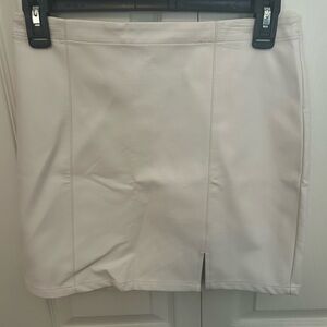 Forever 21 Cream Mini Skirt